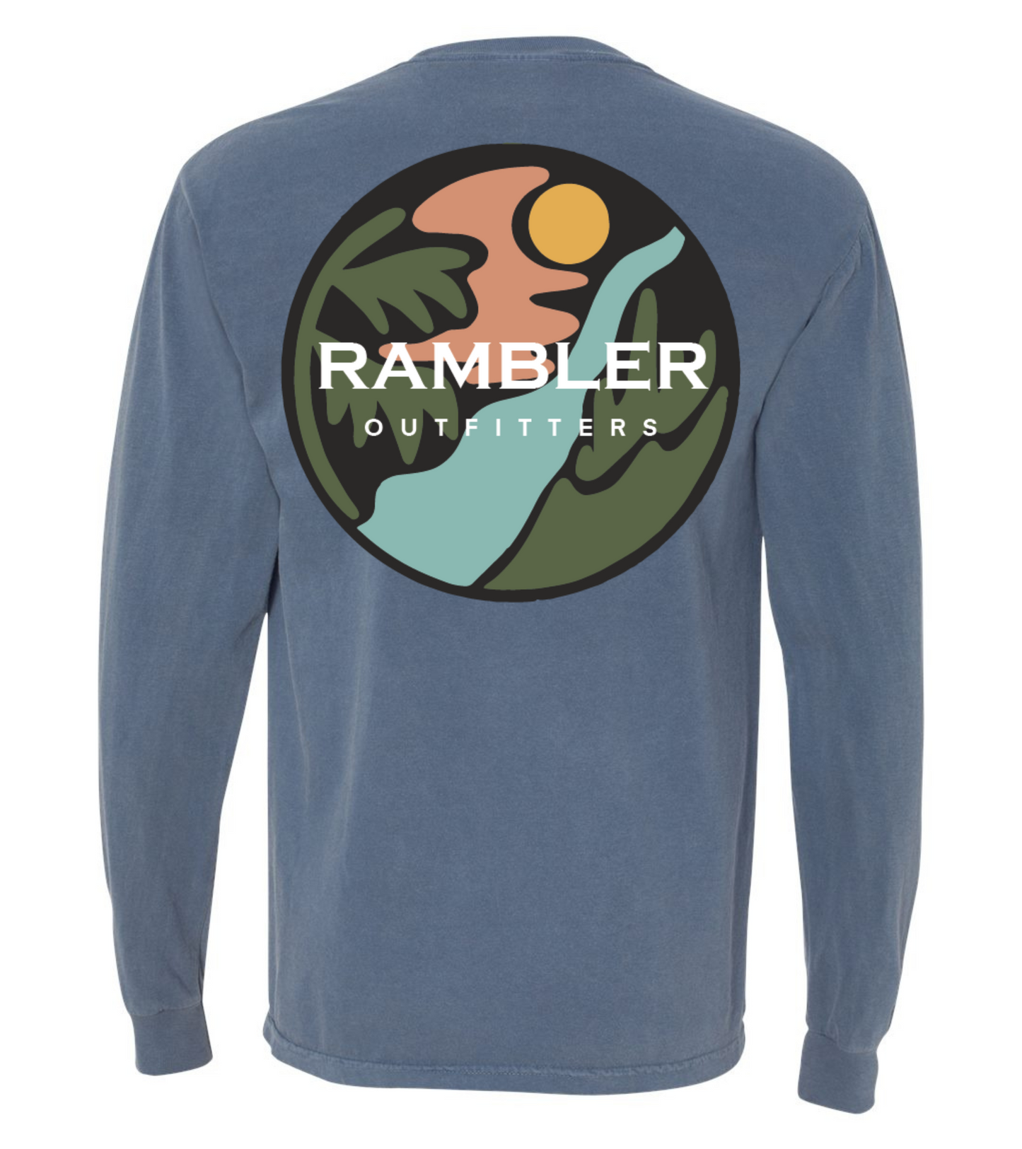 Sunset - Long Sleeve Pocket Tee