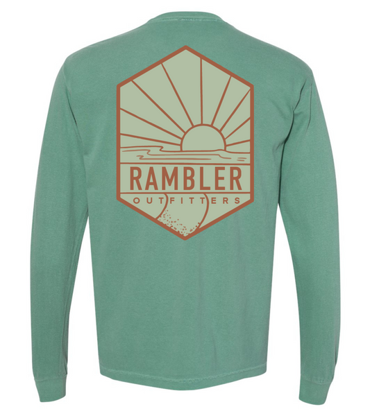 Sunrise - Long Sleeve Pocket Tee